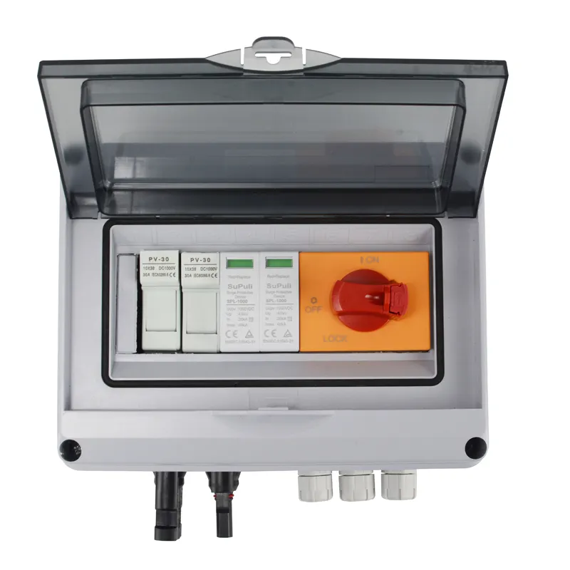 1 In 1 Out Combiner box 1000V