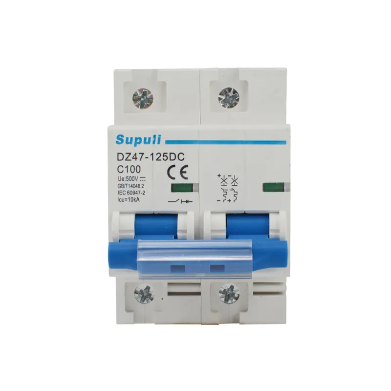 DC Miniature Circuit Breaker 2 Pole 80A 500V