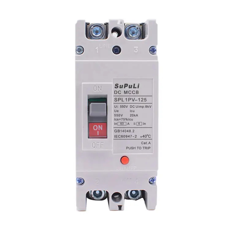 DC Molded Case Circuit Breaker 2Pole 125A