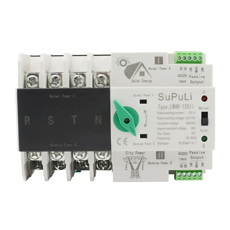 Din Rail Solar Automatic Transfer Switch